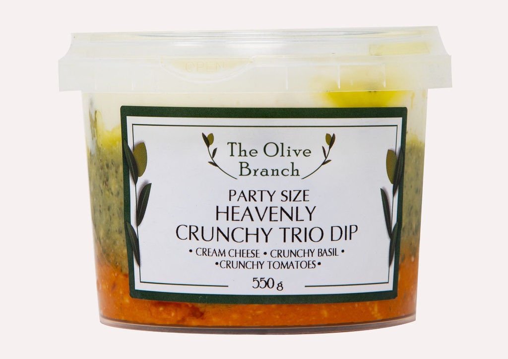 OB Heavenly Crunchy Trio Dip Party Size  550G