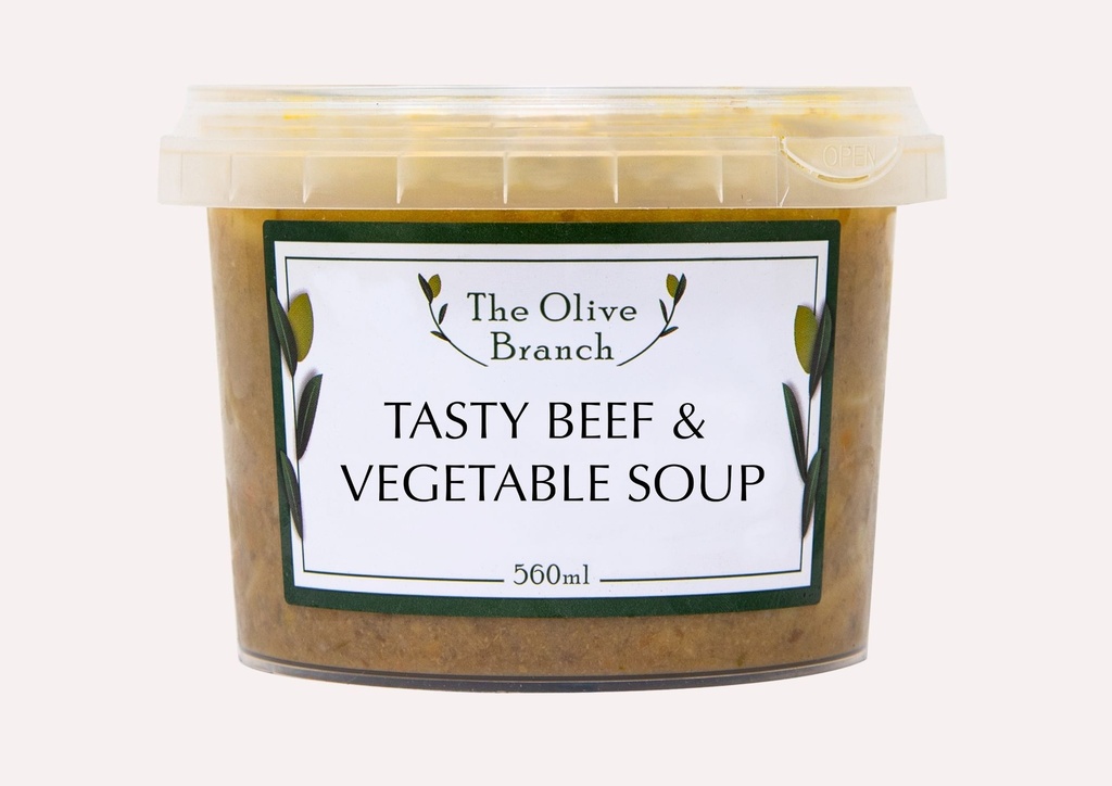 OB Tasty Beef & Vegetable Soup 560Ml