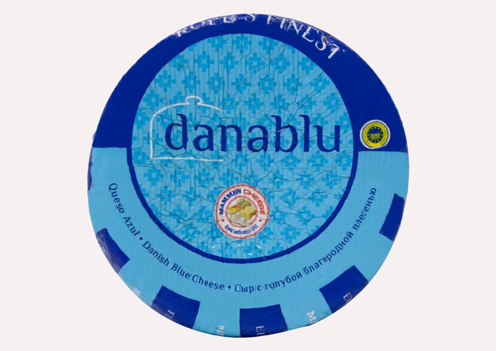 CB DANISH BLUE CHEESE WHEEL PKG