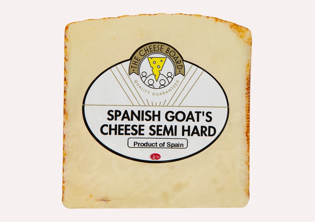 CB Spanish Goat Cheese Semihard Rw Pcs (Ctn-8)