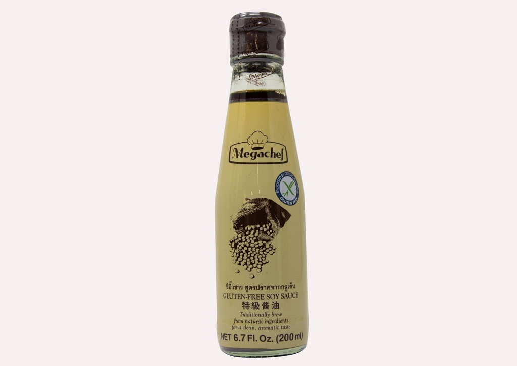 MEGACHEF Premium Gf Soy Sauce 200Ml