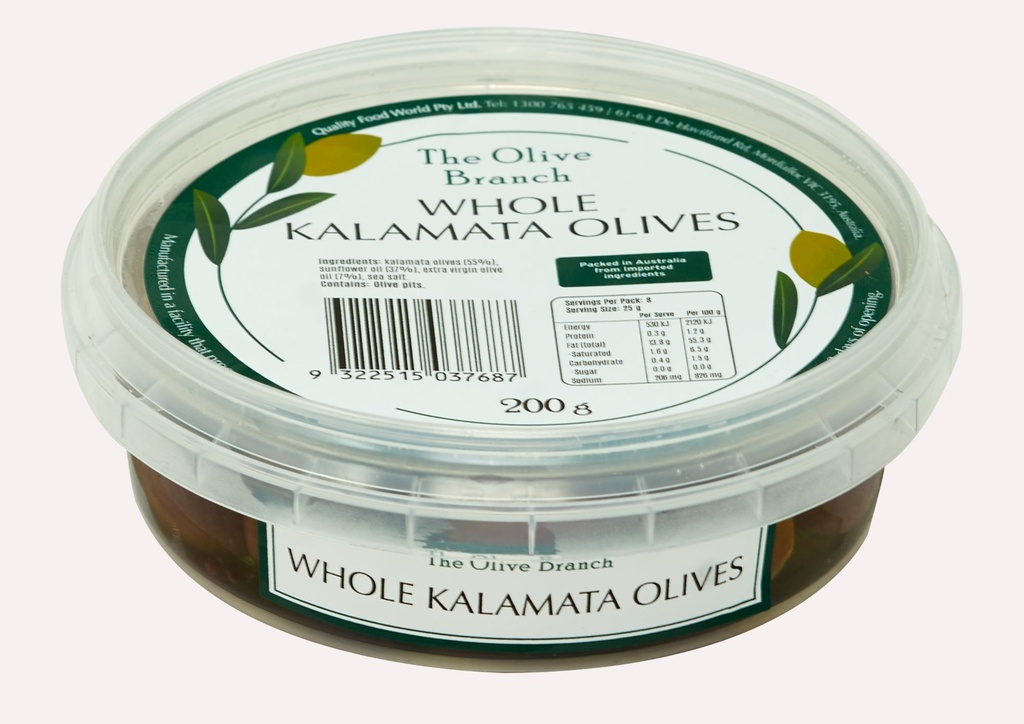 OB Whole Kalamata Olives   200G
