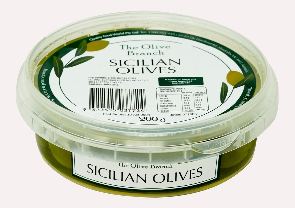 OB Sicilian Olives   200G