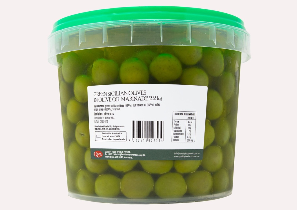 OB Gren Sicilian Oliv/Olivoil 2.2Kg