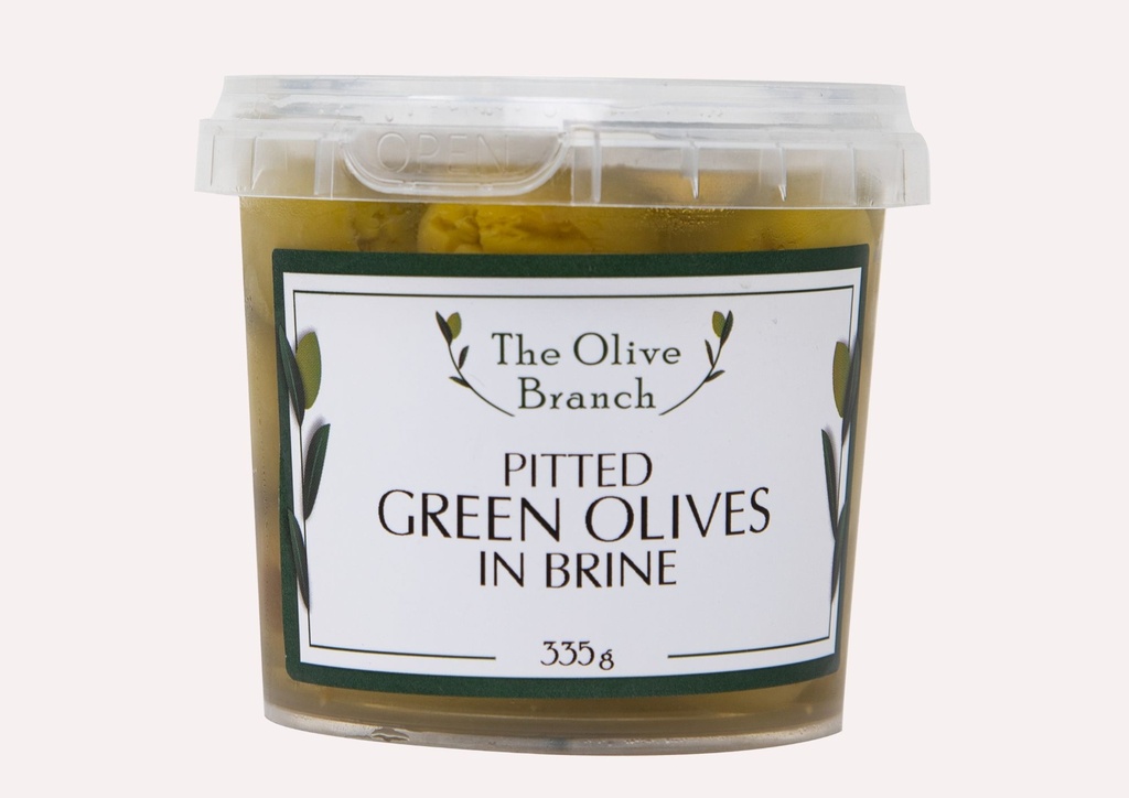 OB Pitted Green Olives In Brine   335G