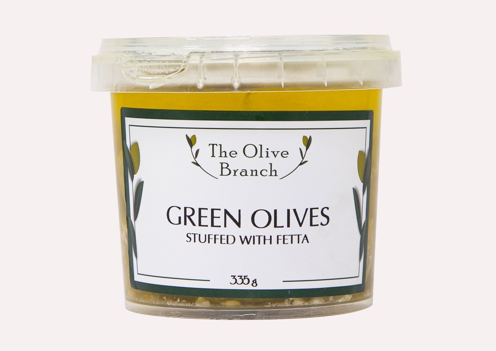 OB Green Olives Stuffed With Fetta  335G