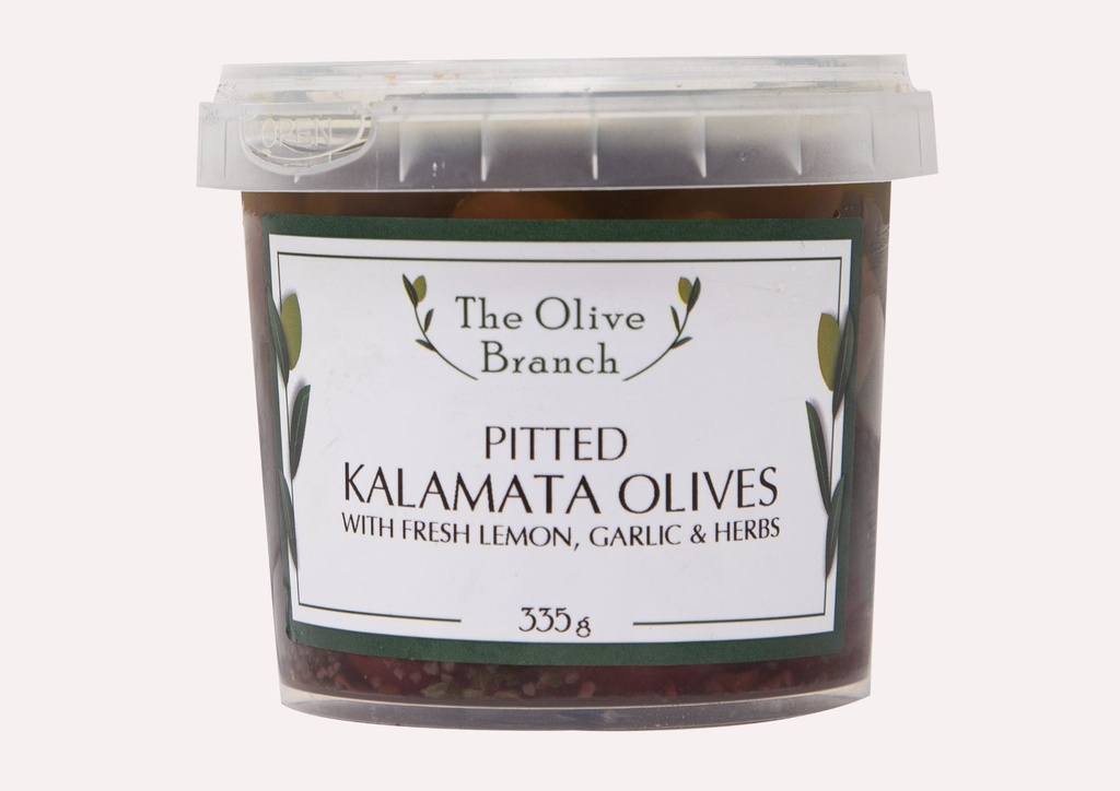 OB Pitted Kalamata Olives With Fresh Lemon, Garlic & Herbs