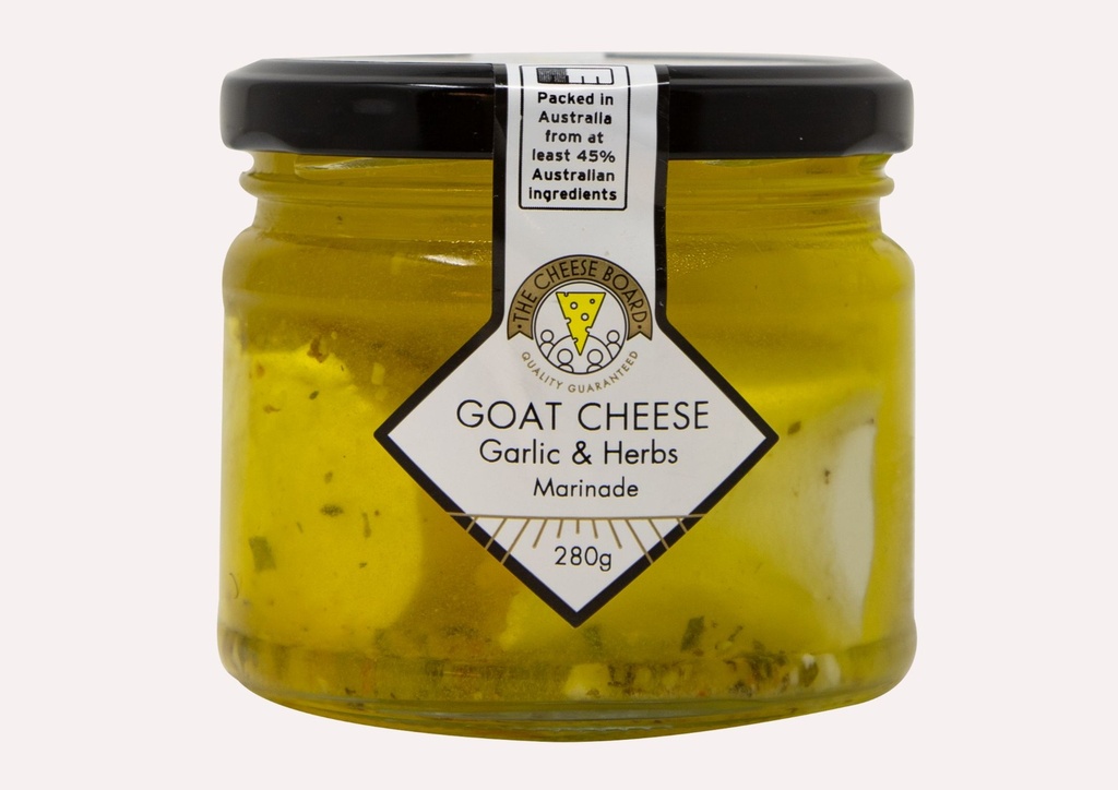 CB Goat Cheese Marinated With Garlic & Herbs 280G
