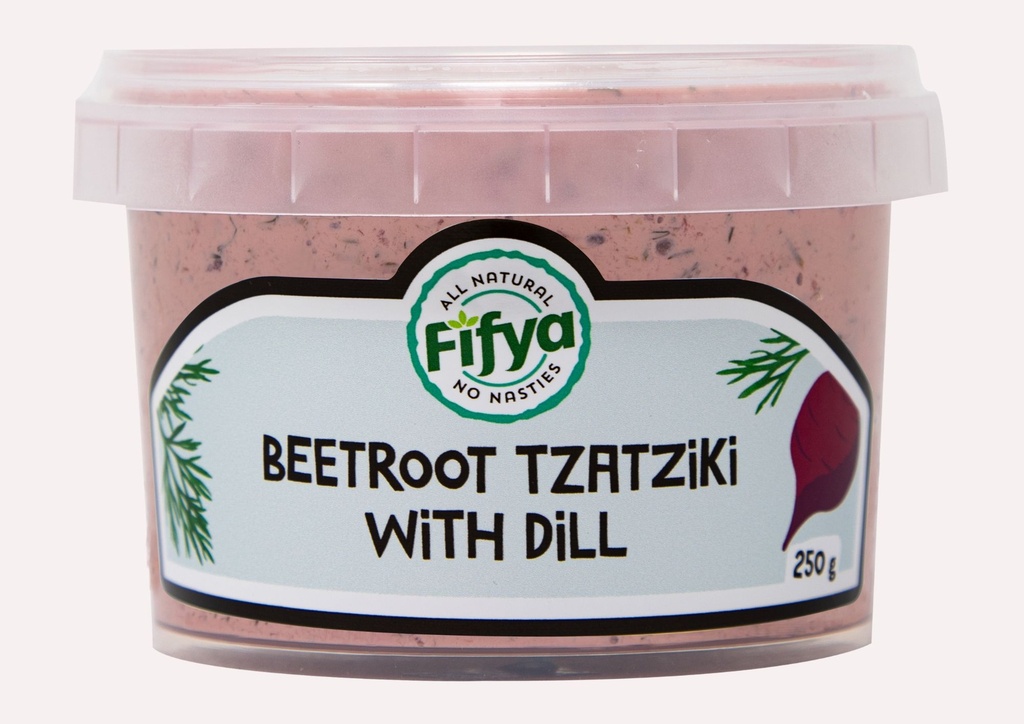 FIFYA Beetroot Tzatziki With Fresh Dill Dip  250G