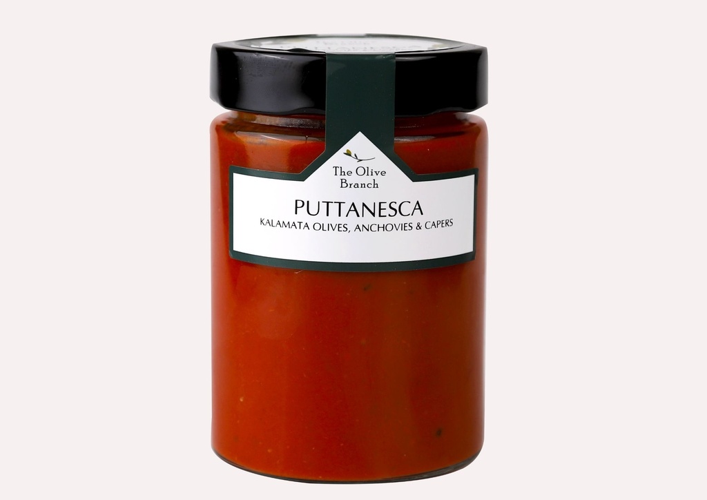OB Puttanesca Pasta Sauce With Kalamata Olives, Anchovies & Capers 500G