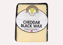 [CHEDDARBLACK] CB Black Wax Cheddar Rw Pcs (Ctn-8)