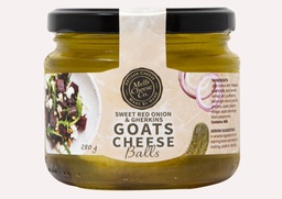 [MCC8165] MCC Goats Cheese Balls With Sweet Red Onions & Gherkins 280G