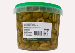 [22005616] OB Split Green Oliv/Garl&Herb 2.2Kg