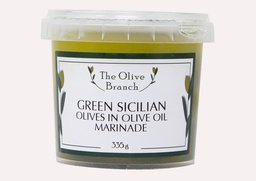 [2505517] OB Green Sicilian Olives Marinated In Olive Oil  335G