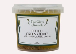 [2507383] OB Pitted Green Olives With Lemon Garlic & Herb 335G
