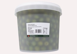 [5000713] GREEN Sicilian Olives/Brine 5Kg